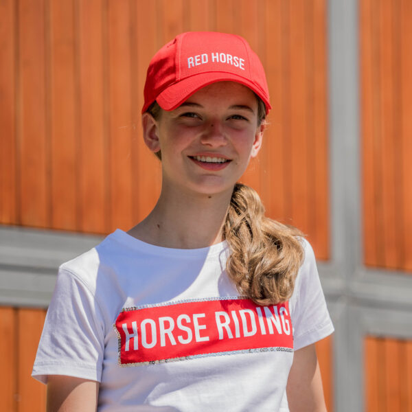 Red Horse T-shirt med print SS22