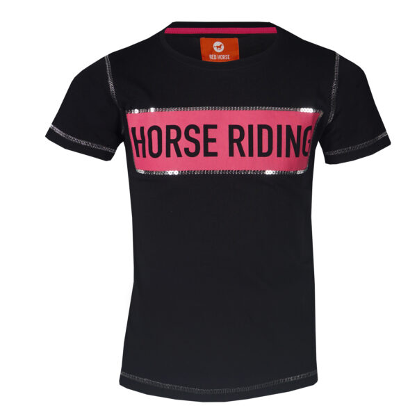 Red Horse T-shirt med print SS22